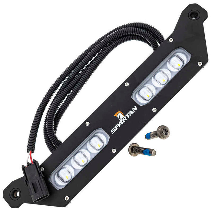 LED split beam headlight for Spartan Mowers with wiring and mounting hardware