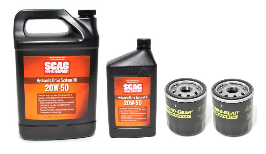 Scag Hydraulic Oil Change Kit - Patriot - Freedom Z - SWZT - Liberty Z (with Hydro-Gear transmissions)