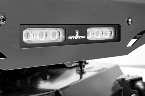 LED split beam headlight for Spartan Mowers with wiring and mounting hardware