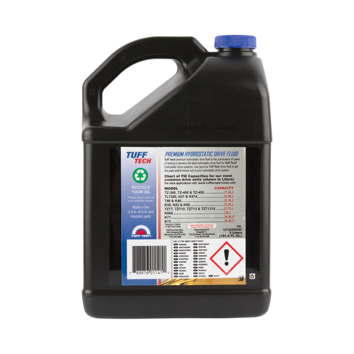 Tuff Torq TZ450 Oil Change Kit - LH & RH Hydro Kit