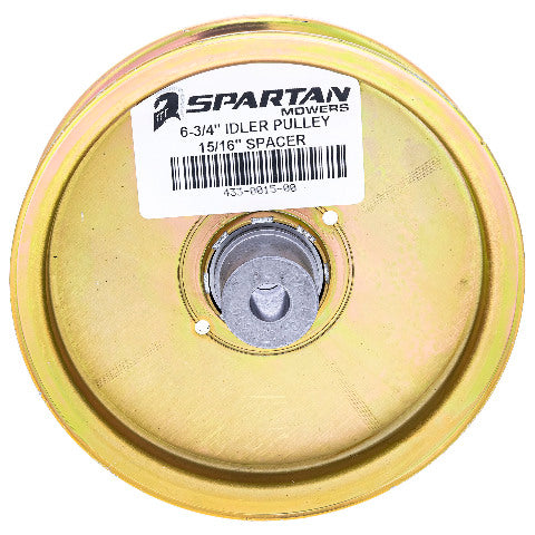 Spartan Mowers 433-0015-00 6-3/4 Idler Pulley RZ RT SRT Pro HD XD