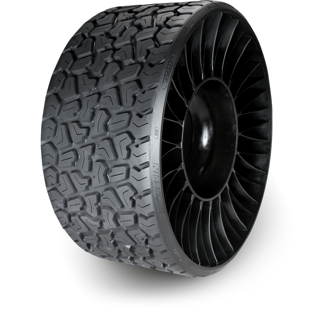 Michelin 77185 X Tweel Turf 24x12N12 Airless Rear Tire – SCAG Patriot, Tiger Cat II & V-Ride II – Single