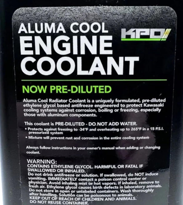 Kawasaki Aluma-Cool Engine Coolant Pre-Diluted 32 fl. oz.