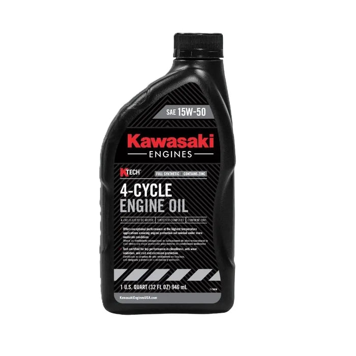 Kawasaki FX751V FX801V FX850V Full Synthetic 15W-50 Oil Change Kit