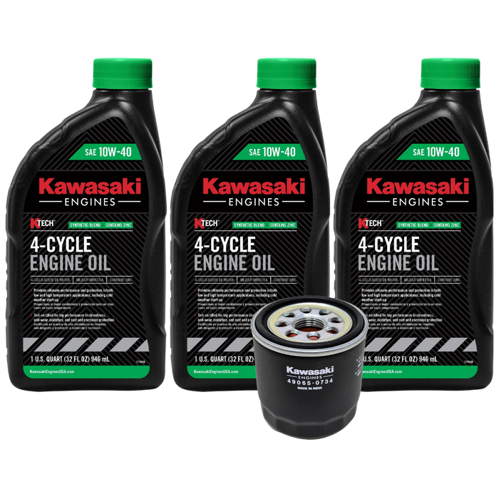Kawasaki Engine Oil Change Kit with Filter