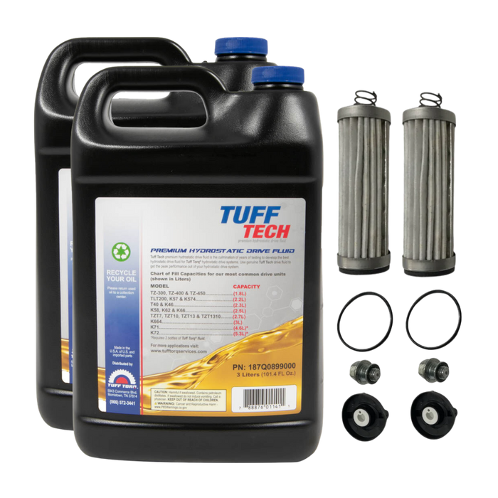 Tuff Torq TZ450 Oil Change Kit - LH & RH Hydro Kit