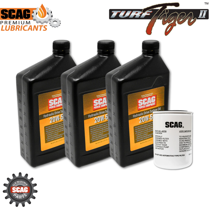Scag Hydraulic Oil Change Kit - Turf Tiger II
