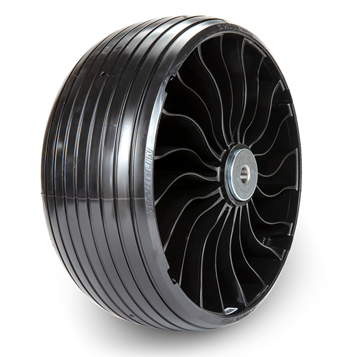 MICHELIN GROOVED CASTER AIRLESS TIRE 13x6.5N6 (3/4 Inch Axle Bolt Diameter) [52441]