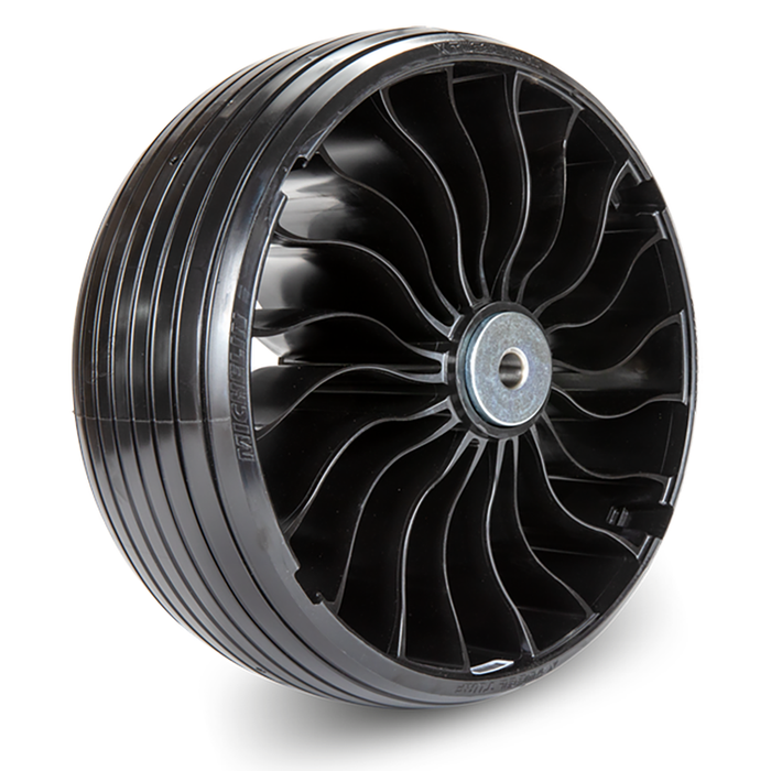 MICHELIN GROOVED CASTER AIRLESS TIRE 13x6.5N6 (3/4 Inch Axle Bolt Diameter) [52441]