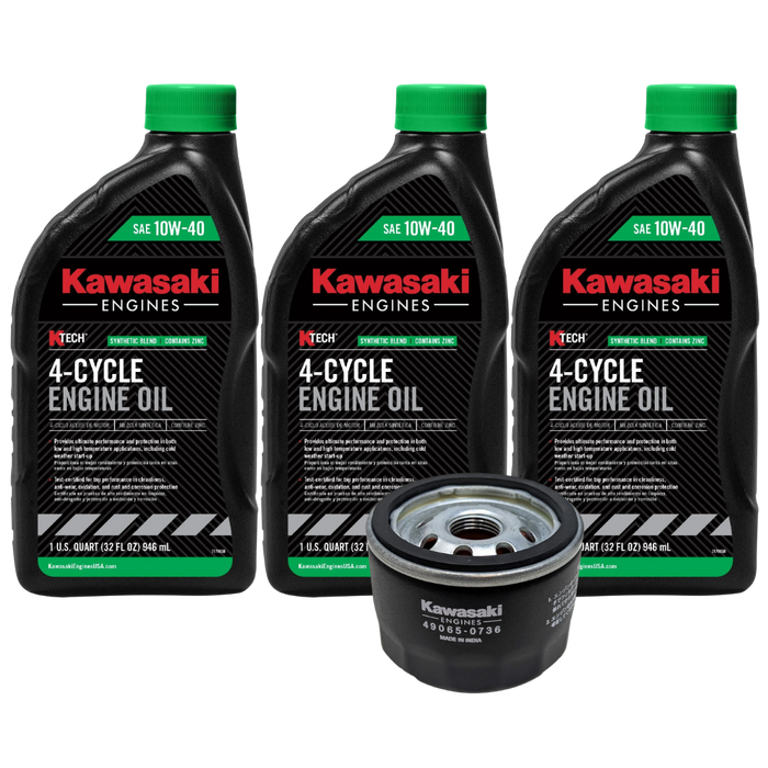 Kawasaki Engine Oil Change Kit with Filter