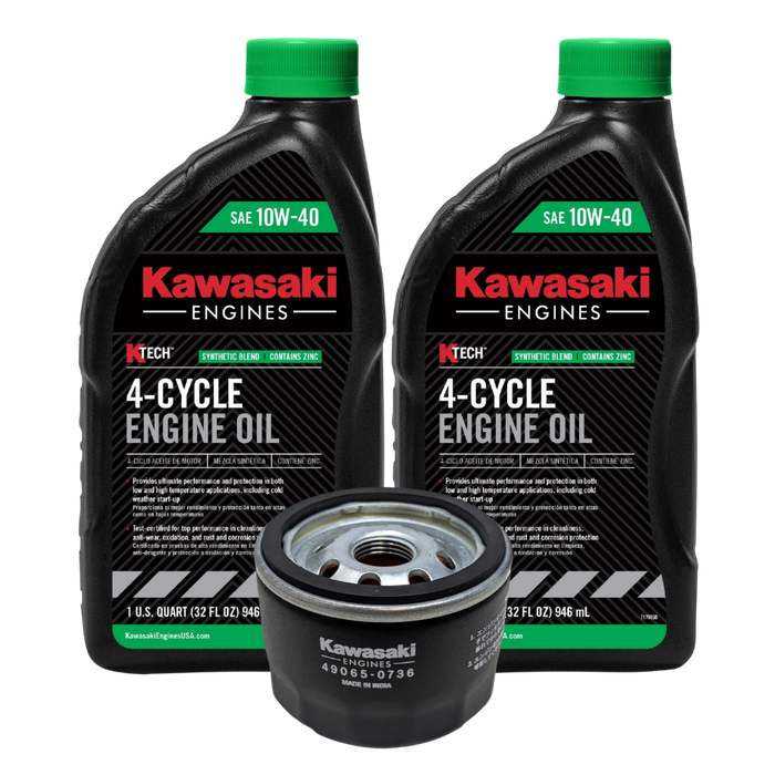 Kawasaki Engine Oil Change Kit with Filter