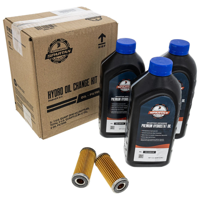 Spartan Mowers 148-1389 Parker HTE/HTJ Transmission Oil Change Kit