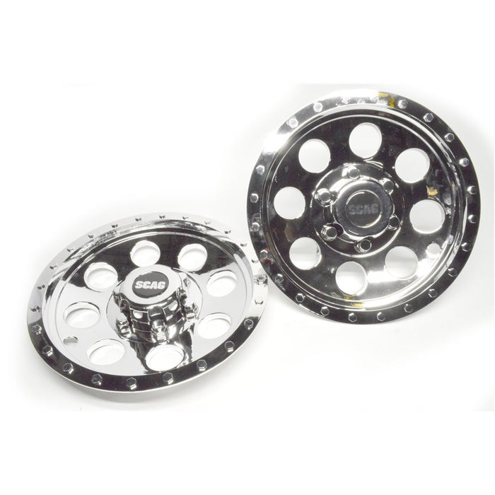 Scag WC-12 12" Chrome Wheel Covers (Set of 2)