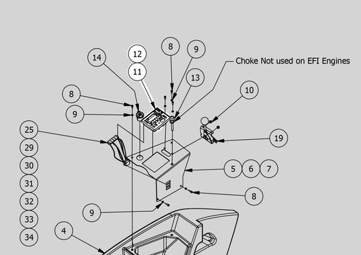 Spartan Mower Control Console (Choose Option)